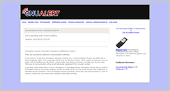 Desktop Screenshot of cnualert.info