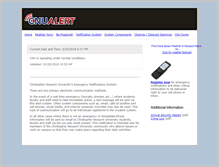 Tablet Screenshot of cnualert.info